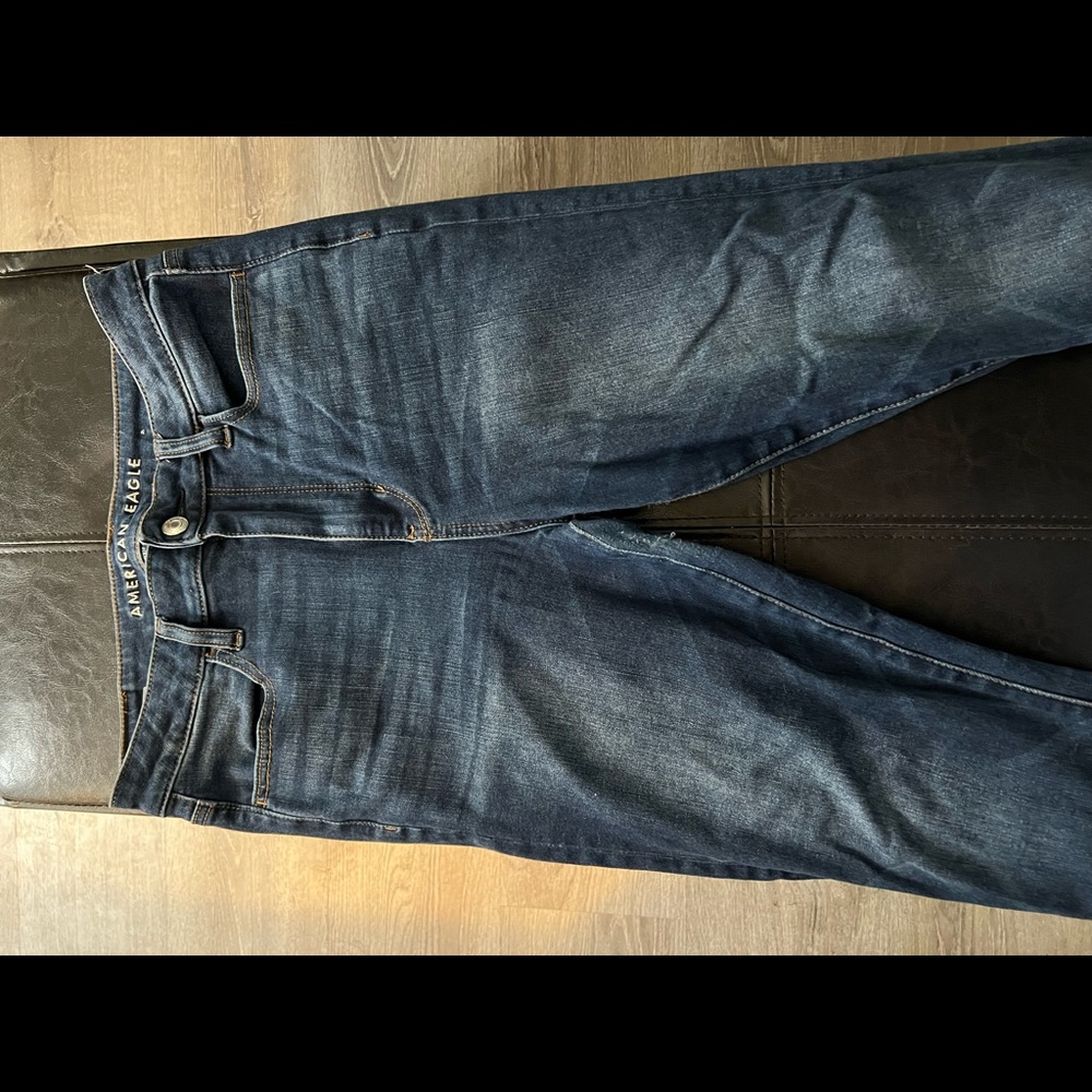 American Eagle 360 Next Level Stretch Jegging—High Rise 8 Short